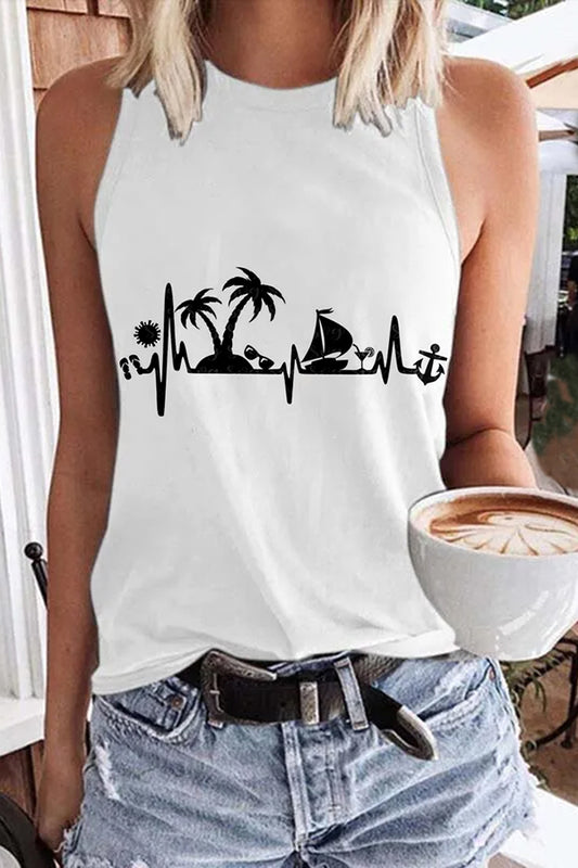 Personalized Printed Vacation Cotton Vest