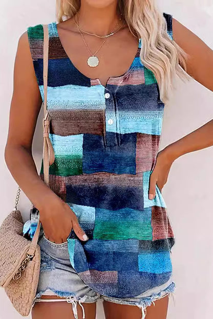 Plus Size Casual Tank Top