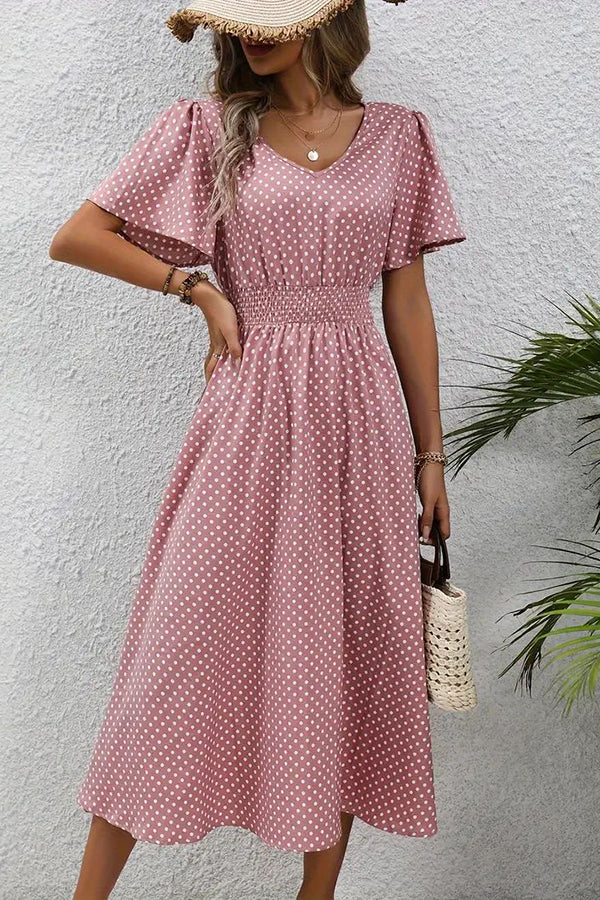 Elegant Summer V-Neck Dress