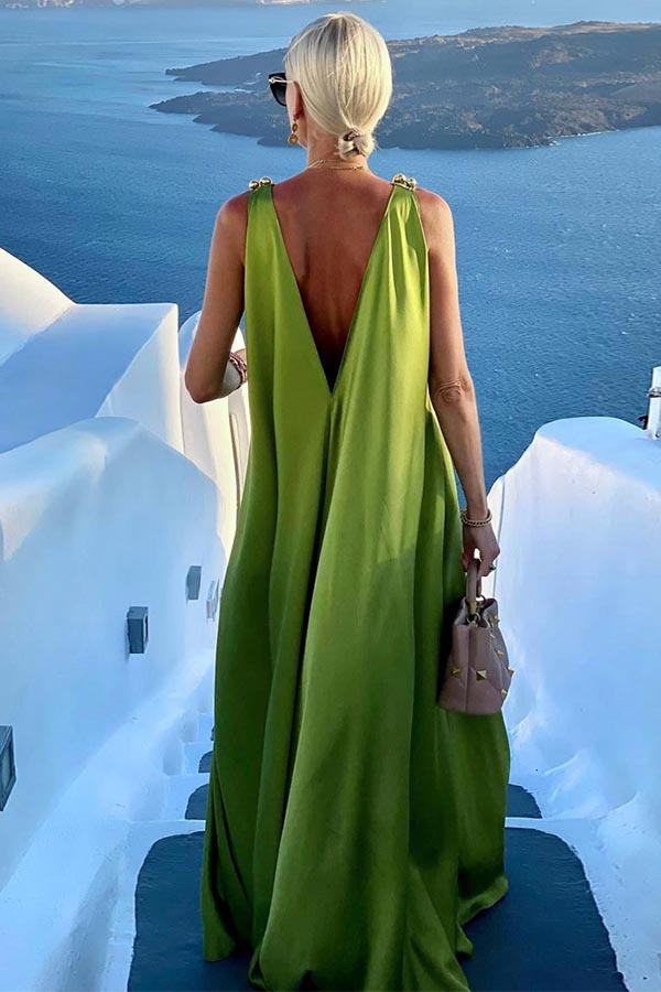 Sexy Vacation Maxi Dress