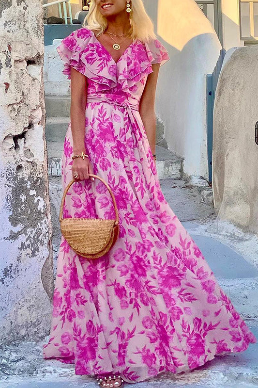 Bohemian Floral Maxi Dress