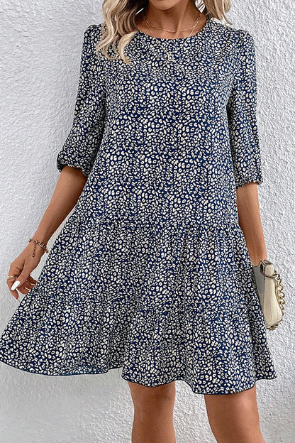 Leopard Print Swing Dress