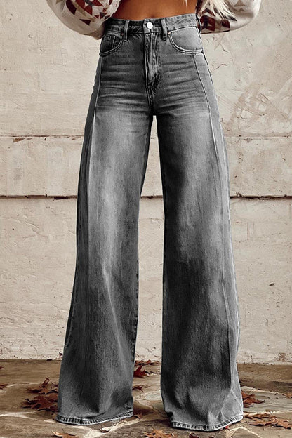 Retro Wide Leg Jeans