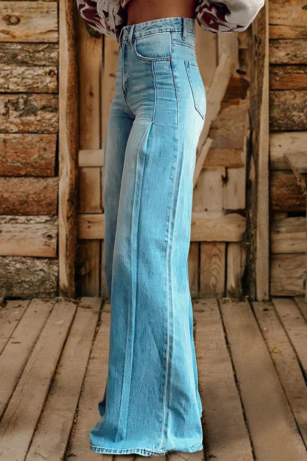 Retro Wide Leg Jeans