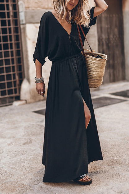 The Black Long Chill Dress