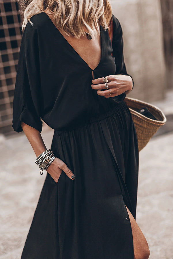 The Black Long Chill Dress