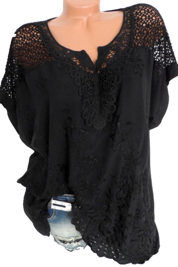 Loose Lace Top