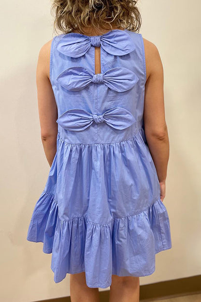 Periwinkle Bow Dress