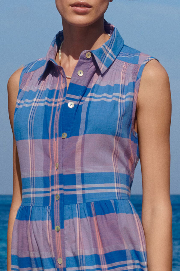 Madras Checked Dress