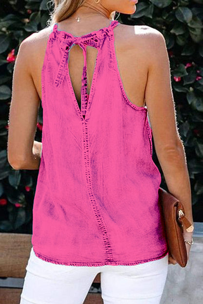 Love Pink Printed Denim Camisole